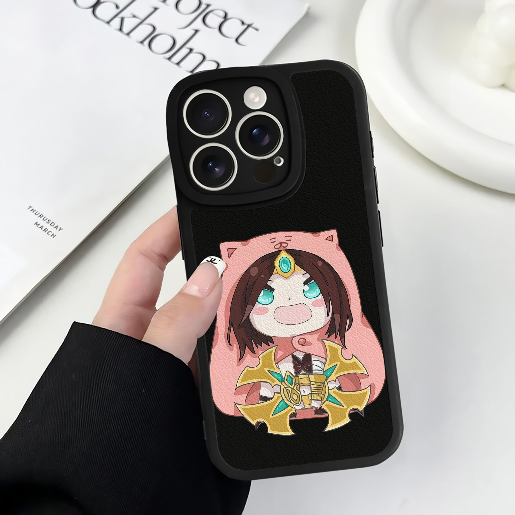 リーグ・オブ・レジェンド League of Legends LOL 【iPhone 16シリーズ対応】シリコンスマホケース（レザー調） 材質：シリコン